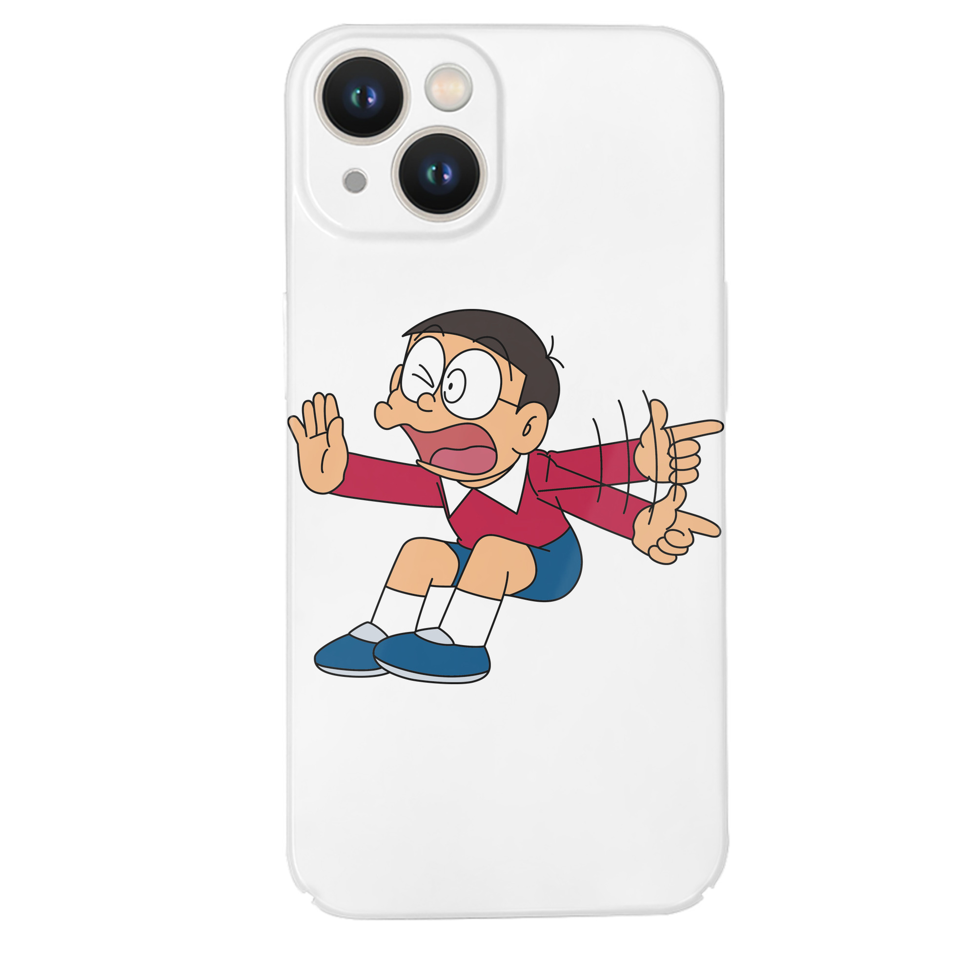 （画像用） ドラえもん 野比 のび太 Doraemon Nobita Nobi 【iPhone 14シリーズ対応】ハードケース
